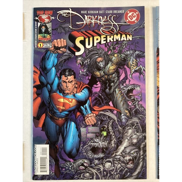 The Darkness Superman (2005) Marvel Comic Book Set 1-2 • First Printing - Picture 2 of 5